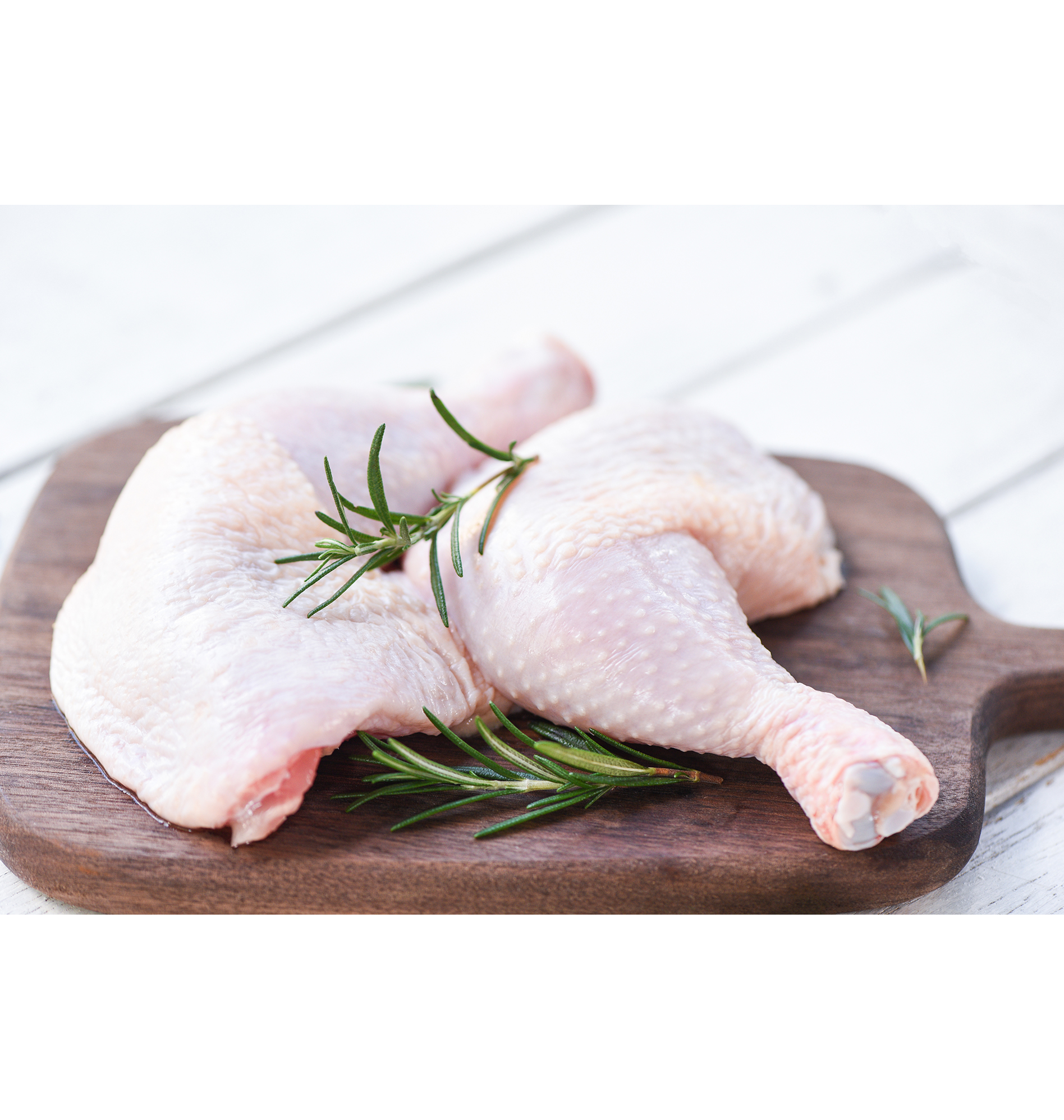 بکام فود | تأمین مرغ منجمد raw chicken meat with rosemary fresh raw chicken leg fillet on